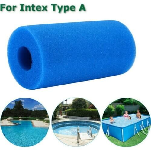 Reusable & Washable Swimming-Pool Filter Foam Sponge Cartridge Fit for Intex A H