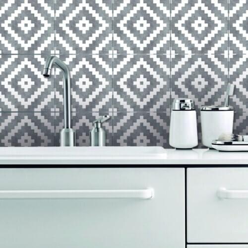 10/15/20/30cm Wall Sticker Desk Kitchen Decoration Art Mural Bathroom Glass Tile Waist Line PVC DIY Wall Decals customed