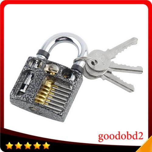 Professional Lock Pick Tool Cutaway Inside View Padlock Lock For Locksmith Practice Training Skill Hot Locksmiths Tools