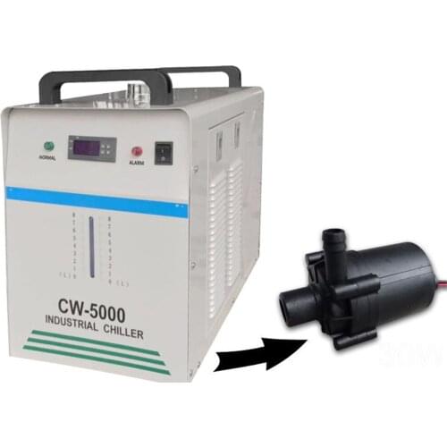 CW5000 CW5200 CW5202 Industry Air Water Chiller For CO2 Laser Machine Cooling CNC Spindle 150w Co2 Laser Tube 16L/M