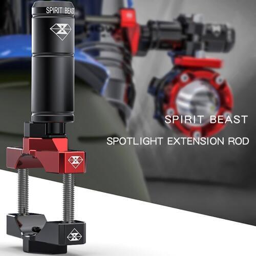 SPIRIT BEAST Motorcycle Headlight Bracket Spotlight Lights External Fixed Lamp Holder Lever Fixture Motocross AVT SCOOTER ADV