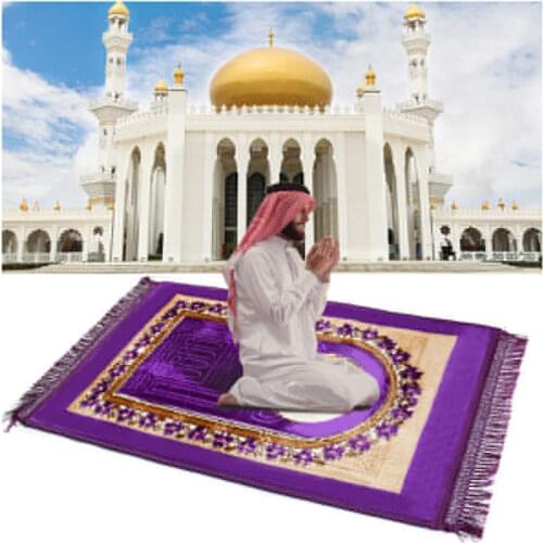 Thick Soft Muslim Islamic Prayer Mat Salat Musallah Prayer Rug Kneeling Mat Tapis Islam Sajadah Praying Rug Carpet Gebedskleed