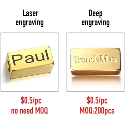 Trendsmax Extra fee for engraving service,Laser/Deep Engraving service for Custom Logo Texts,only for engraving fee no product