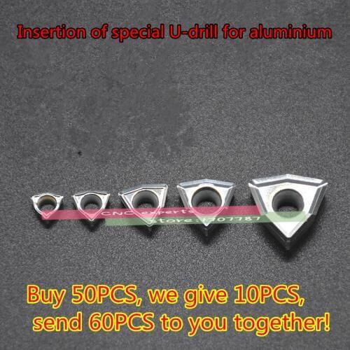 WCMX030208 WCMX040208 WCMX050308 WCMX06T308 WCMX080412 WCMT06T308 Carbide Inserts CNC Lathe Cutter for WC Type U Drill Bit tool