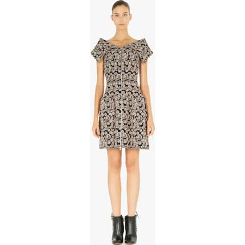 Elegant Women Vestido Fashion Slash Neck Thick Jacquard Mini A Line 2019 Celebrity Bandage Fashion Women Night Club Party Dress