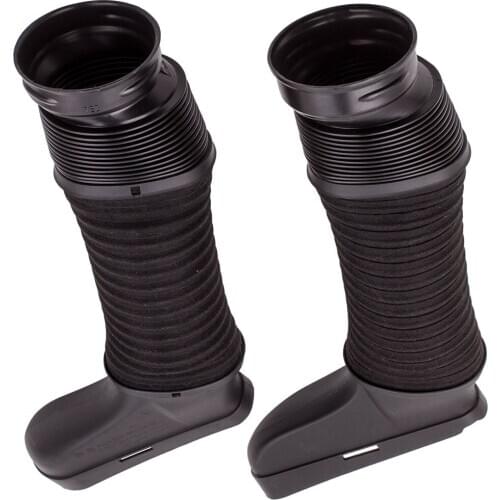1 Pair Left+Right Side Air Intake Duct Hose kit fit for Mercedes W204 C350 C300 Black 2 pieces