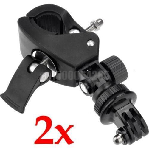 2pcsGo Pro Accessories Bicycle Motorcycle Handlebar + 2pcs Tripod Mount Holder For Go Pro HD HERO 1,2 , 3