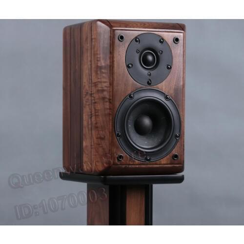 5-inches vifa NE149-08+ Scan-speak 9500 ebony bookcase speaker front speaker Black walnut real wood DIY