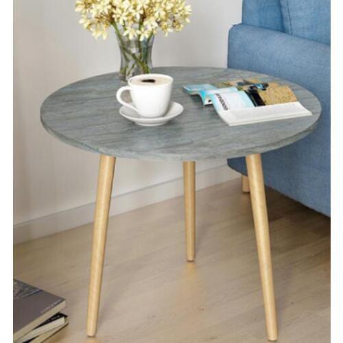 60*52CM Living Room Corner Table Round Dining Table Modern Coffee Table Sofa Side Tea Table