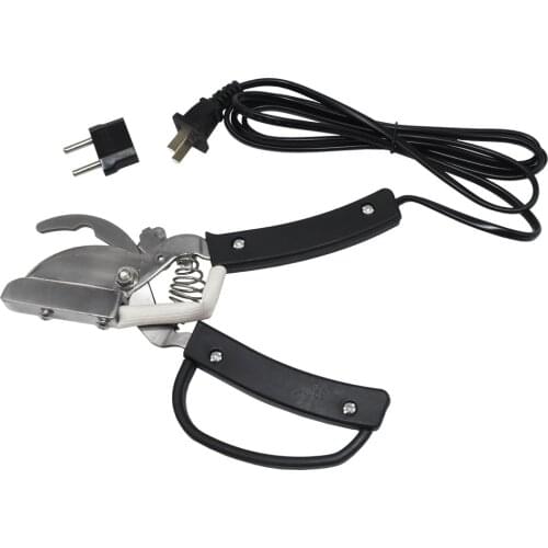 Piglet Tail Cut Electric Heating Clamp Docked Tail Plier For Piglet Bloodless Piggery Farm Cutter Farming Equipment Tools Vet