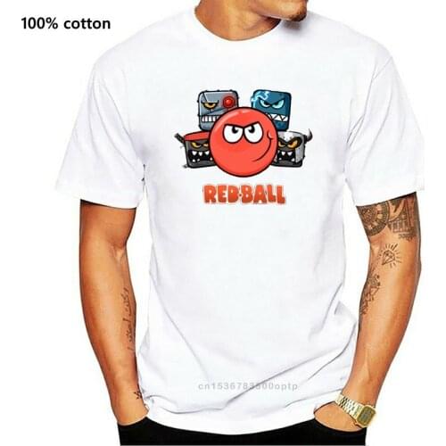 Red Ball 4 The Crew Racing T Shirt Letter Funny Over Size S-5XL Knitted Cotton Spring Autumn Clothes Crazy Shirt