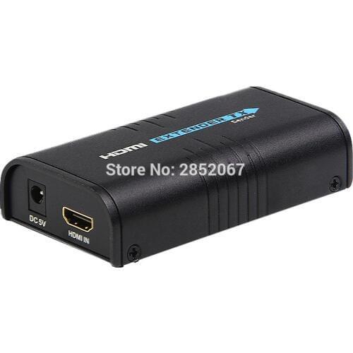 HDMI Transmitter Extender Over Ethernet TCP IP by Cat5e RJ45 Support 1080P 120M HDMI Transmitter 1PCS TX Extender HDMI Splitter