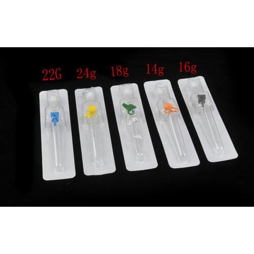 IV Catheter with Wings and Injection Port IV Catheters Sterile I.V Cannula with BD Instaflash Needle for Animals