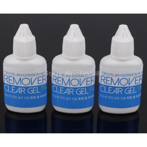 3Pcs Hot Sell Wholesale Gel Remover For Eyelash and Eyebrow Extensions Glue from Korea