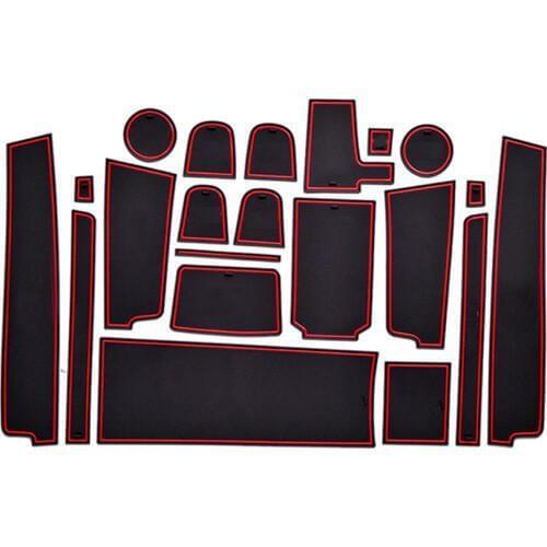 Car Door Groove Mat Slip Gate Slot For Lincoln Rubber 2016 2018 2019 2017 Mkx Until