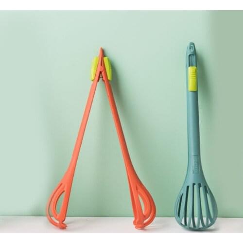 Creative Multi-Functional Nylon Egg Beater Dual Purpose Food Clip Hand Blender Baking Tools Kitchen Tools