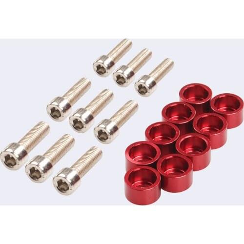 Car modification aluminum alloy gasket decorative cup gasket set 8mm 9 pieces WH-1005