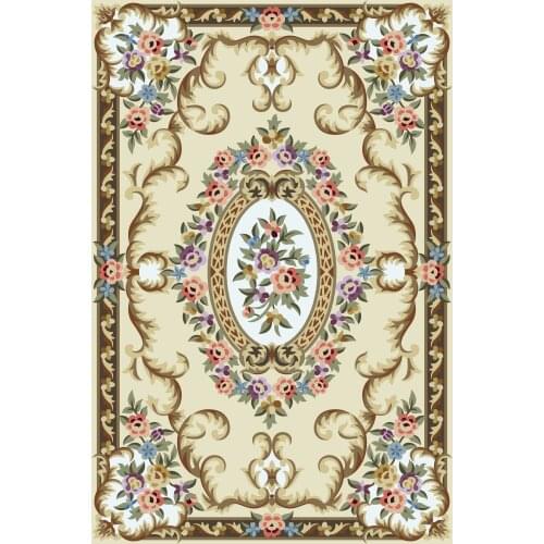 European-Style Fully-Paved Customizable Engineering New Zealand Carpet Woolen Handmade Carpet Hotel School Living Room Bedroom