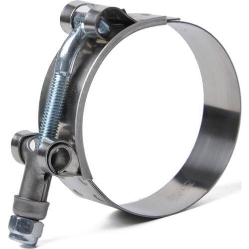 STAINLESS STEEL T- TURBO SILICONE HOSE CLAMP INTAKE INTERCOOLER 57-65MM