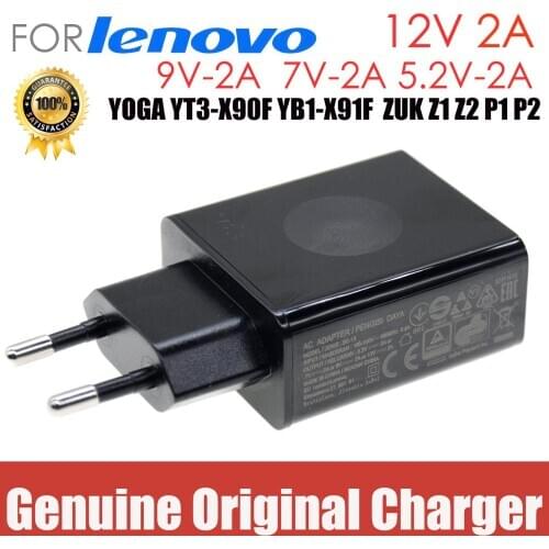 Original 12v 2a 5.2v 2a 7v 2a 24w for lenovo Phone Tablet charger laptop AC Adapter YOGA YT3-X90F YB1-X91F sc-13 ZUK Z1 Z2 P1 P2