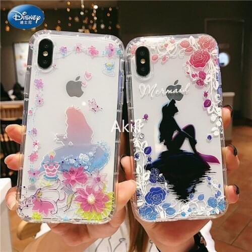 Disney original phone cover is suitable for iphone11cases for women 7/8/X/XR/12pro princess phone case zz0505-19