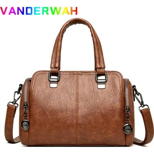 Large Capacity Leather Crossbody Bags for Women 2020 Handbag Casual Designer Tote Fashion Women Shoulder Bag Purses and Handbags