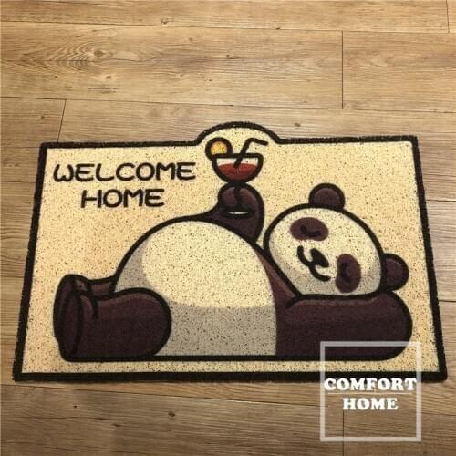 Entrance Hallway Welcome Doormat Rectangle Printed Non-slip Floor Rugs Front Door Mat Outdoor Carpet Bedroom Kitchen Floor Mat