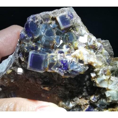 887.9gNatural purple fluorite and quartz mineral stone home decoration ring vein healing geology teaching CRYSTAL QUARTZ GEM