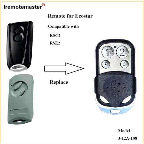 For RSE2 RSC2 433MHz rolling code garage door remotes command gate control free shipping