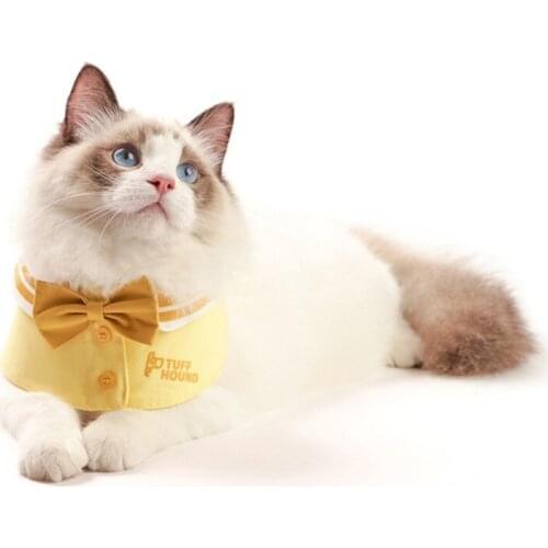 Adjustable Pet Dogs Saliva Towels Puppy Bow Knot Saliva Towel Dog Shirt Collar Cute Home Pets Decoration Gift Pet Supplies