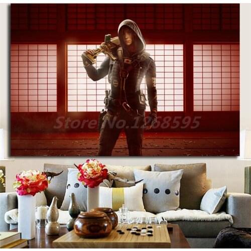 Tom Clancys Rainbow Six Siege Red Crow Hibana Operator HD Art Canvas Poster Painting Wall Picture Print Home Bedroom Decoration