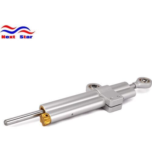 Universal Aluminum Motorcycle Damper Steering Stabilize Mounting Bracket For TRIUMPH DYUCATI Diavel Monster Easy To Use Durable