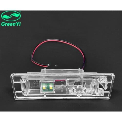 GreenYi Vehicle Rear View Camera Installation Bracket License Plate Lights for BMW 120i Car