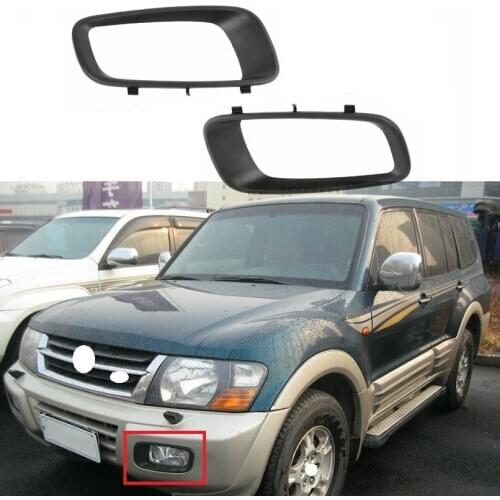 Lofty Richy For Mitsubishi Pajero Montero 2000-2003 V73 V75 V76 V77 V78 Front Fog Light Fog Lamp Cover Frame MR388019 MR388020