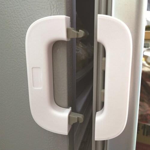 Baby Safety Lock Childrens Cabinet Lock with Strong Adhesive Anti-theft Protector Refrigerator Childproof Product Anti-pinch