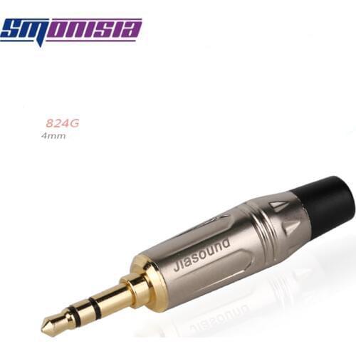 Smonisia 10pcs 3.5mm Headphone Socket Double Track Stereo Welding Connector 3Joint Headset Plug DIY Repaired