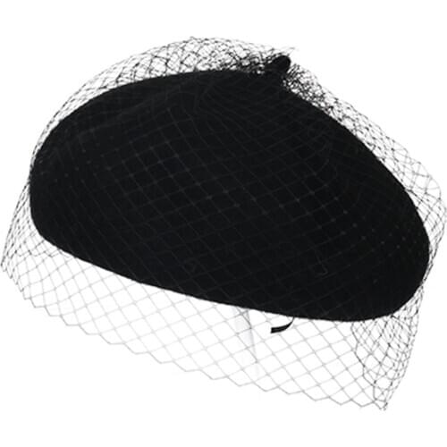 100% Pure Wool Beret Hat Women Felt Beret British Style Fashion Girls Beret Hat Lady Solid Color Slouchy Winter Hats Female