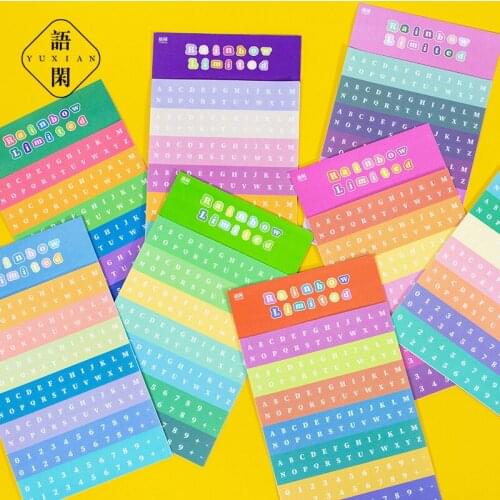 20sets Kawaii Stationery Stickers Naughty full series Planner Decorative Mobile Stickers Scrapbooking