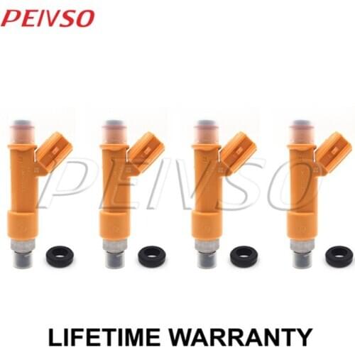 4x 23250-0M010 23209-0M010 fuel injector for TOYOT/A YARIS ASIA 06-09 14-16 VIOS 07-10 1NZFZ NCP91 93 NCP1505
