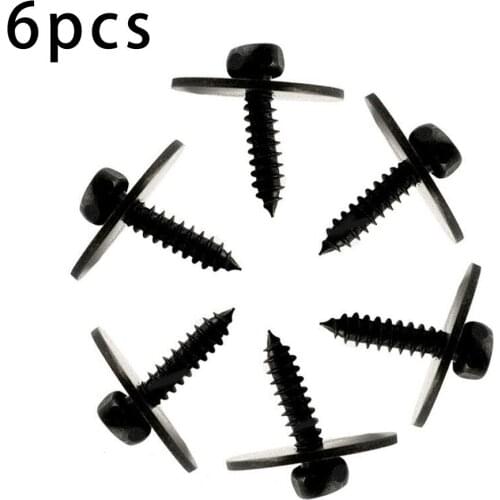 6x Car Sheet Metal Screw 0019906036 For Mercedes Benz C-Class W203 Saloon 2000-2007 4.8X19mm Auto Fastener Clips