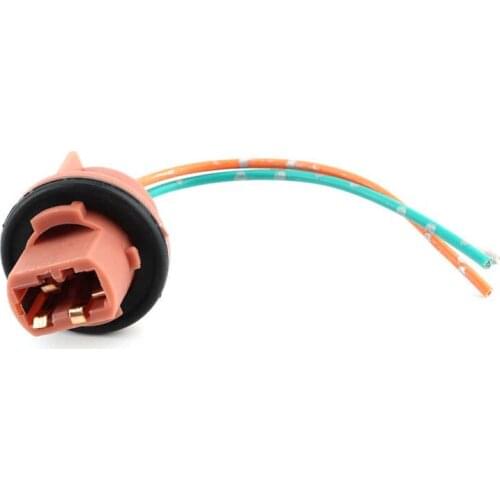 Car Cables accessoire voiture 7443 Light Bulb Socket Brake Lamp Bulb Plug Copper Core Wire Dual Filament Plug and Play araba