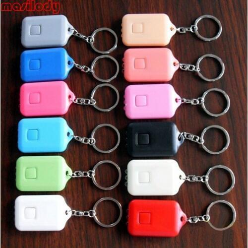 100pcs/lot Mix Imitate Millet led solar flashlight keychain solar energy on-off keyring switch Mini solar power key chain