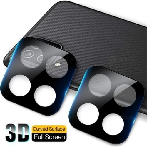 2pcs 3D 9H Back Camera Case For Samsung Galaxy A12 A 12 6.5" A125F Tempered Glass Lens Shockproof Protective Phone Cover Coque