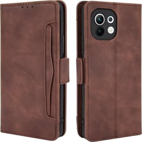 Mi 11 Lite 5G Flip Case Removable Leather Card Slot Holder for Xiaomi Mi 11 i Pro Case Luxury Cover Mi11 Ultra 11i Wallet Funda