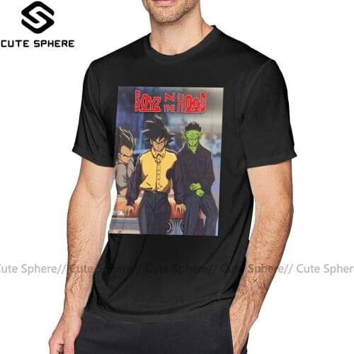 Dbz T Shirt Boyz In The Hood T-Shirt Short Sleeves Male Tee Shirt Fun Fashion 100 Percent Cotton 6xl Printed Tshirt