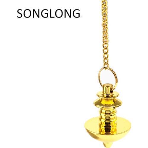 Pendulum dowsing metal pendant copper pendulo radiestesia Pendulums for Dowsing metal Pendant Charms