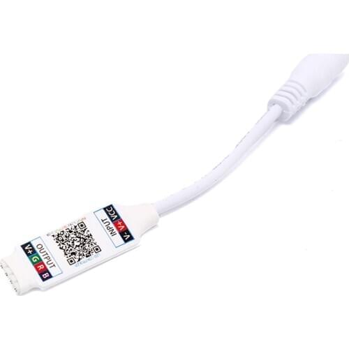 Mini Wifi Mini RGB Bluetooth Controller DC 5V 12V 24V Music Bluetooth Controller Light Strip Controller For RGB RGBW LED Strip