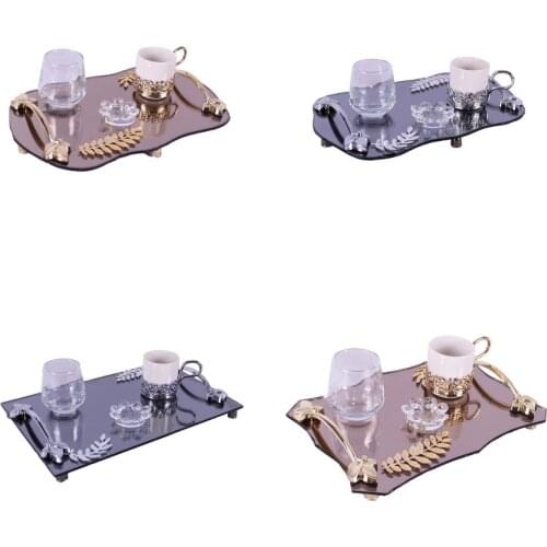 Leafy Single Coffee Cup Set, Turkish Arab Greek Coffee, Porcellain 90 ml Hand Made Elegant Cheap Gift