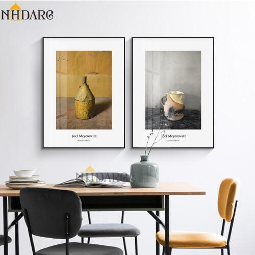 Still Life Bottles and Cans Vintage Vogue Fashion Style Home Decoration Paintings Poster and Prints Canvas Art Wall Picture Art