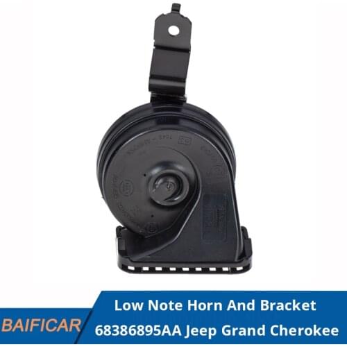 Baificar Brand New Genuine Low Note Horn And Bracket OEM 68386895AA For Jeep Grand Cherokee 2011-2018
